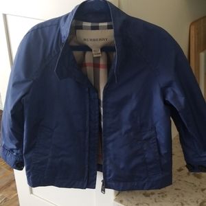 Boys burberry windbreaker jacket